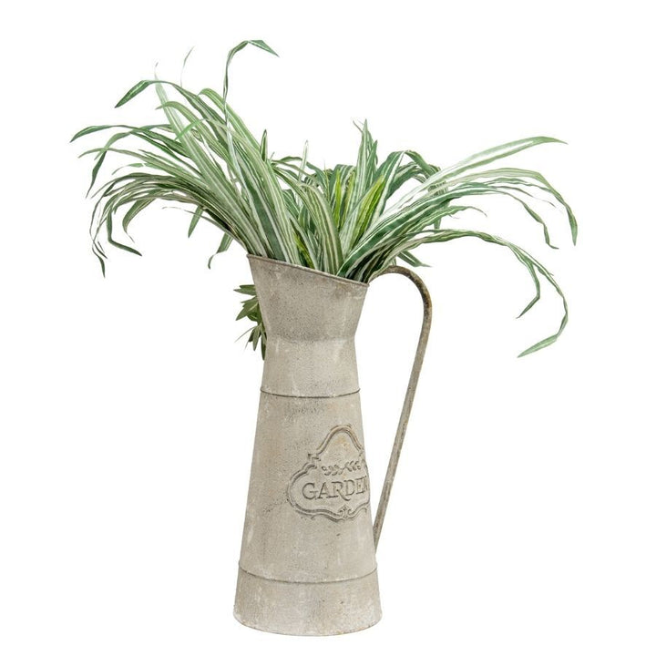 Willow &amp; Silk Rustic 42cm Metal Taupe &