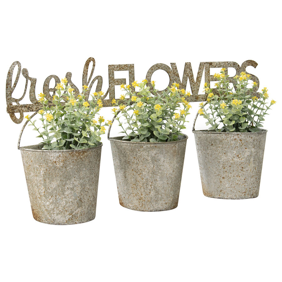 Willow &amp; Silk Metal Pots 51cm &
