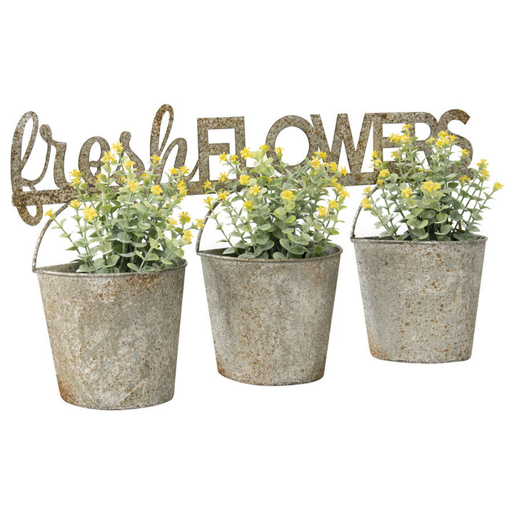 Willow &amp; Silk Metal Pots 51cm &