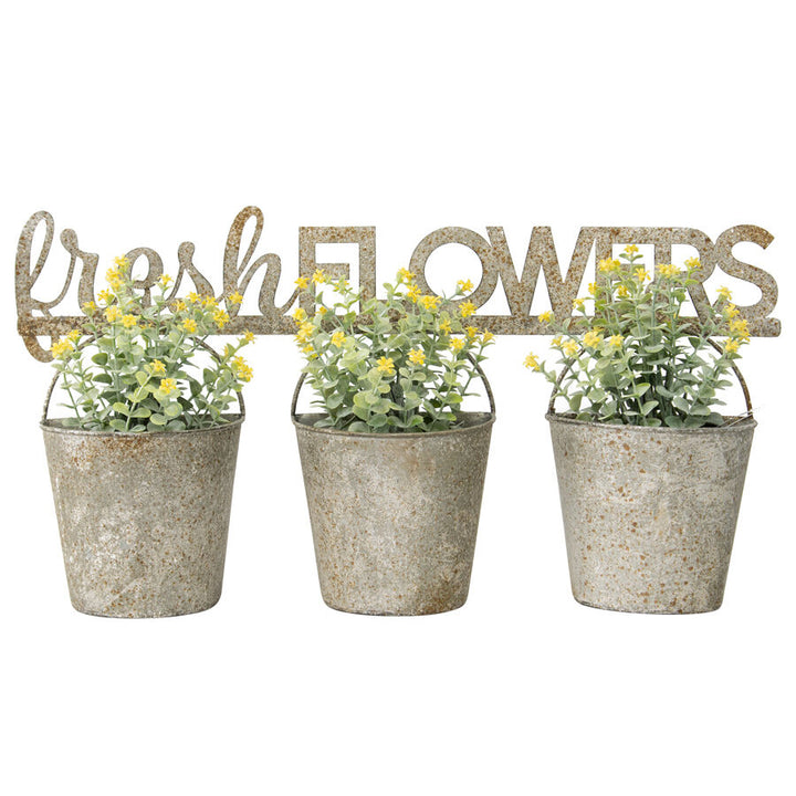Willow &amp; Silk Metal Pots 51cm &