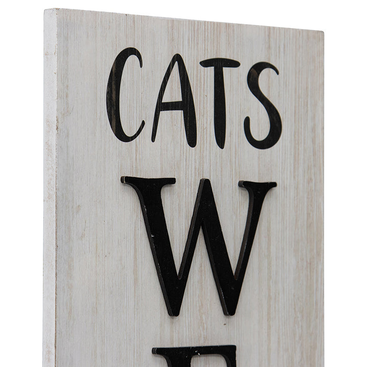 Willow &amp; Silk Wooden Plaque 80cm &