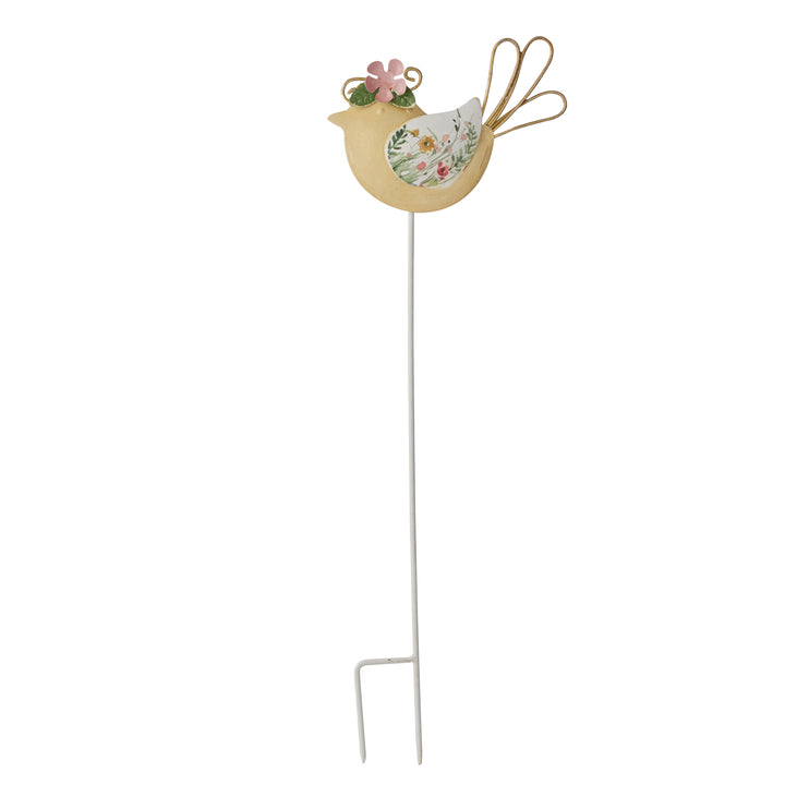 Willow &amp; Silk S/3 Asst Colourful Bird Garden Stakes