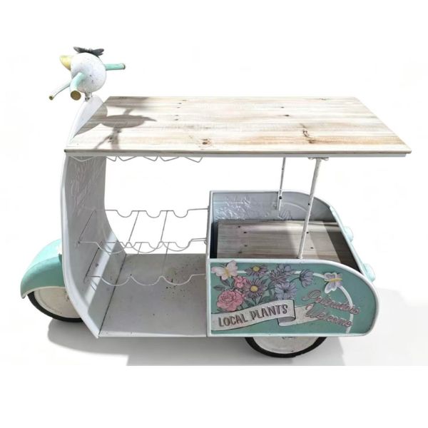 Willow &amp; Silk XXL Bike Display Floral 120x38x97HCM