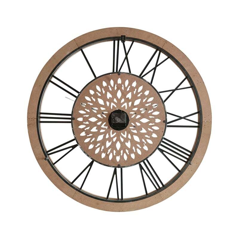 Willow &amp; Silk 70 cm Mandala Patterns Wall Clock