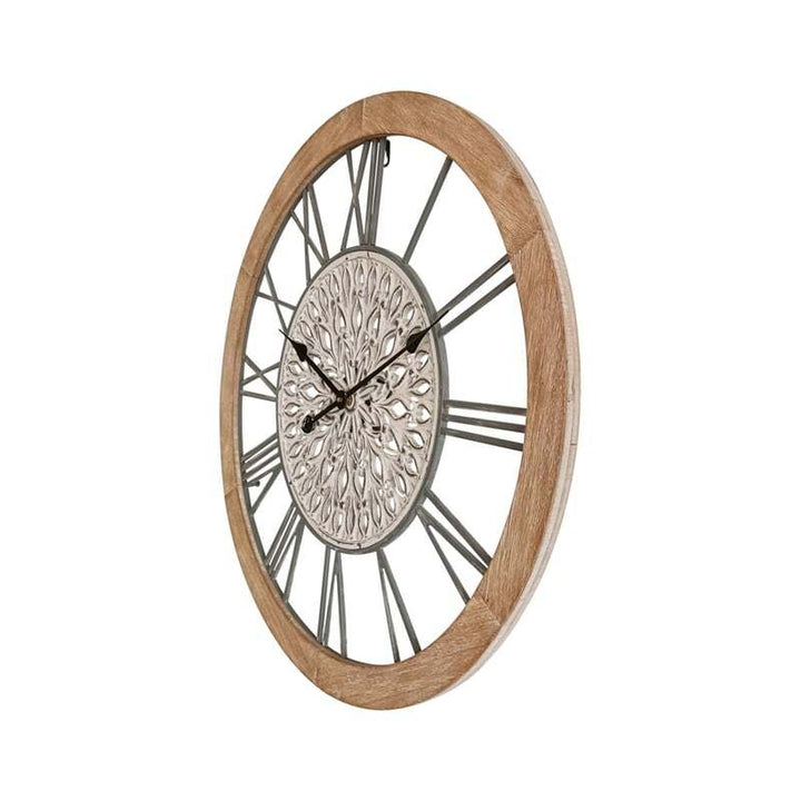 Willow &amp; Silk 70 cm Mandala Patterns Wall Clock