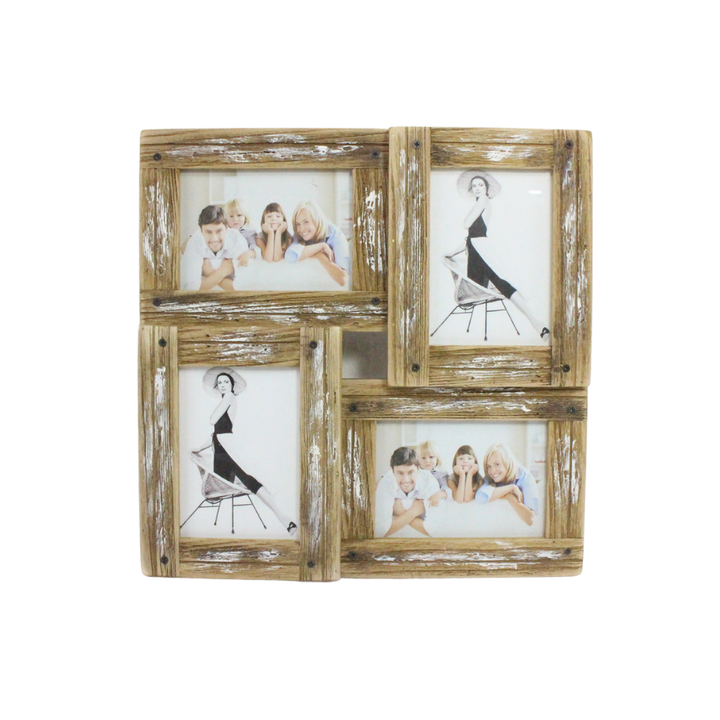 Willow &amp; Silk TILLY 4 PHOTO FRAME 4X6 / 33.8x33.8x2.2CM