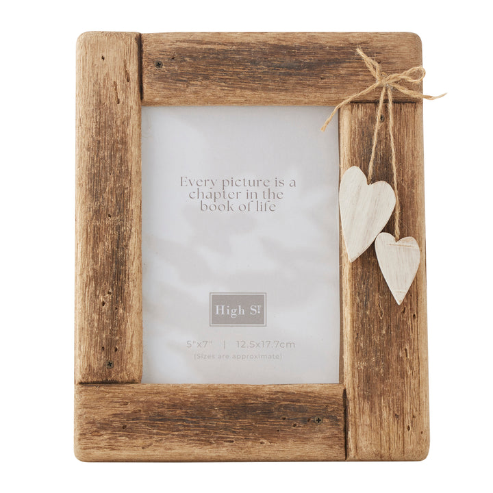 Willow &amp; Silk HONEY HEART PHOTO FRAME 5X7 / 20.8X25.7X2.2CM