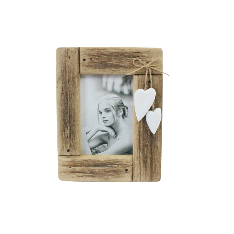 Willow &amp; Silk HONEY HEART PHOTO FRAME 4X6 / 18X23X2CM