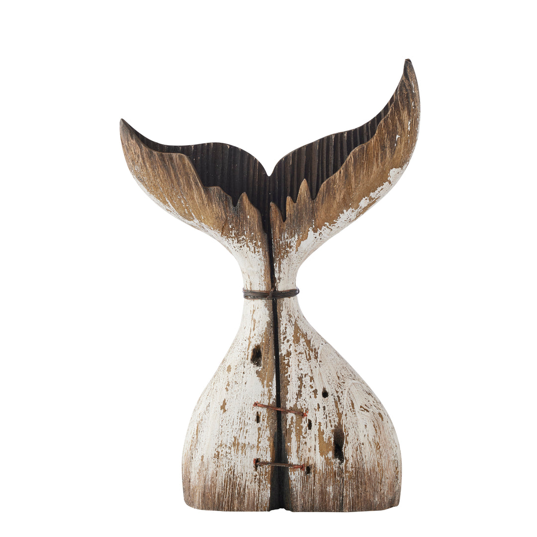 Willow &amp; Silk THE HUDSON WHALE TAIL LRG 23X8.3X34.8CM
