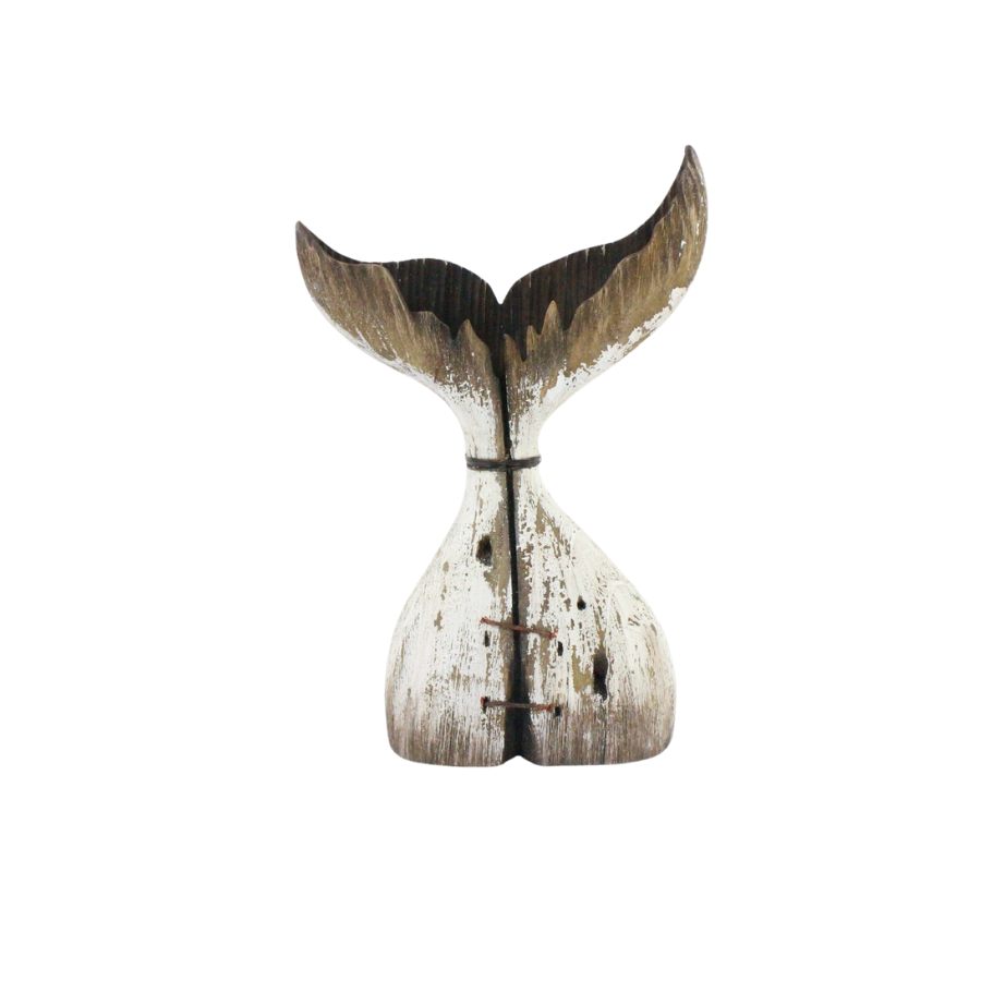 Willow &amp; Silk THE HUDSON WHALE TAIL LRG 23X8.3X34.8CM