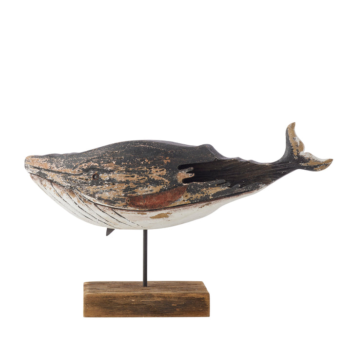 Willow &amp; Silk ATLAS BLUE WHALE LRG 45X14X29CM