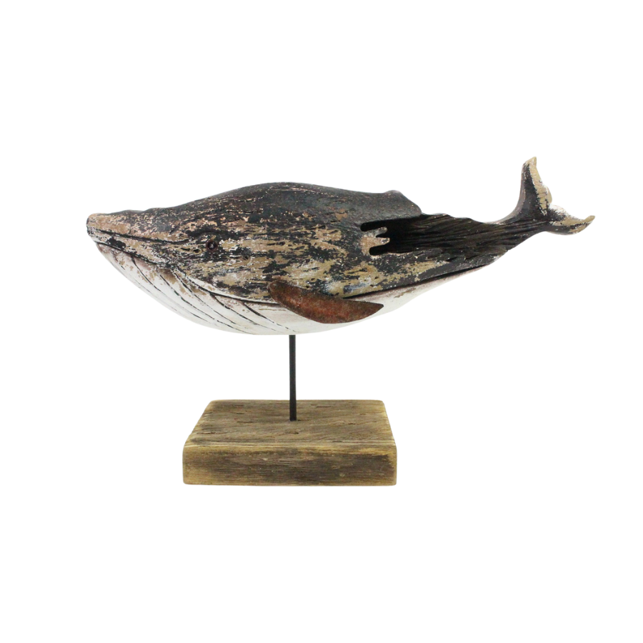 Willow &amp; Silk ATLAS BLUE WHALE LRG 45X14X29CM