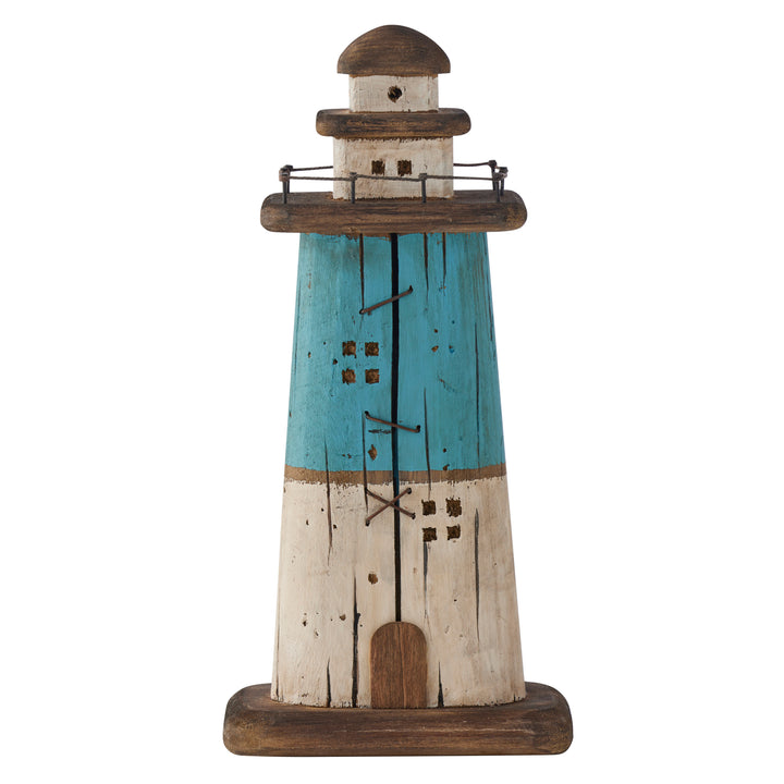Willow &amp; Silk COASTAL LIGHTHOUSE LRG 16X9X33CM