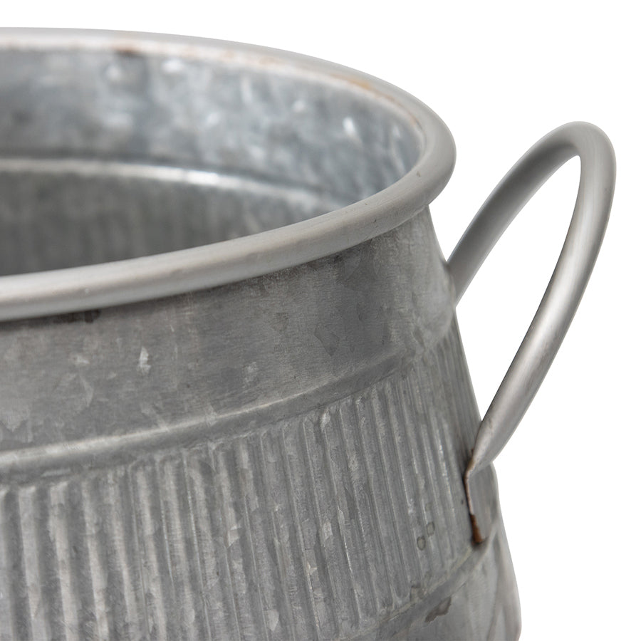 Willow &amp; Silk Nested 38cm/30cm Set of 2 Barrel Pot/Planter