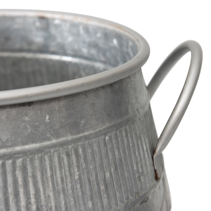 Willow &amp; Silk Nested 38cm/30cm Set of 2 Barrel Pot/Planter