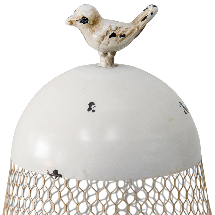 Willow &amp; Silk Set/2 Nested French Country Cloche 23x46/19x40cm