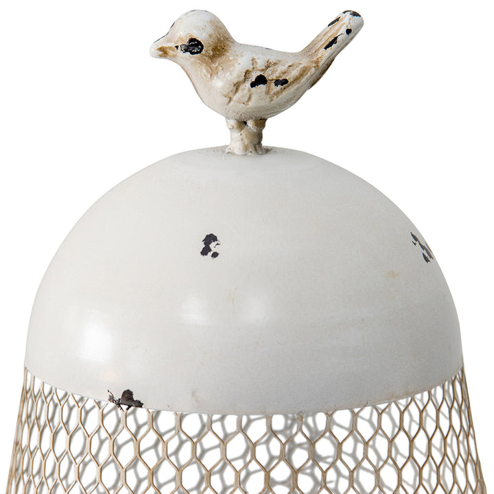 Willow &amp; Silk Set/2 Nested French Country Cloche 23x46/19x40cm