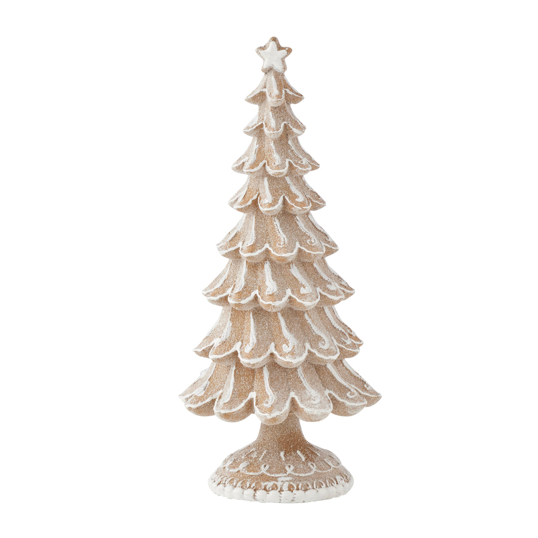 Willow &amp; Silk Large Gold Pressed Metal Christmas Tree w/Star L36*H92cm