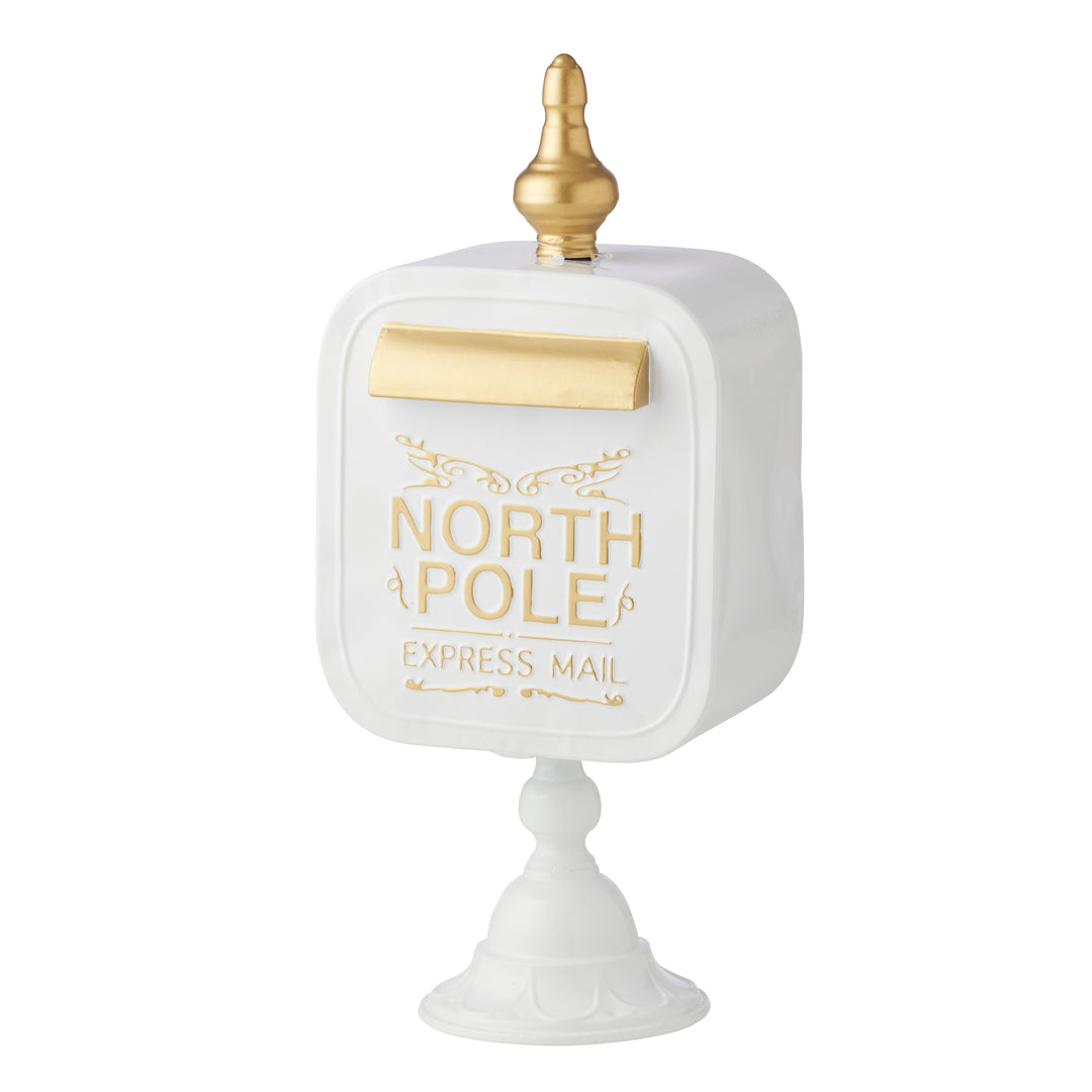 Willow &amp; Silk North Pole Express Xmas Post Box L22*W16*H52cm