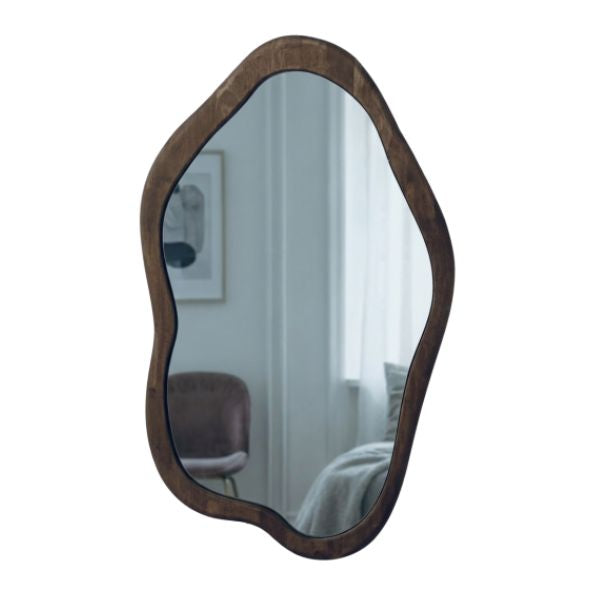 Willow &amp; Silk 100cm Wooden Wall Mirror 59*2.7*100