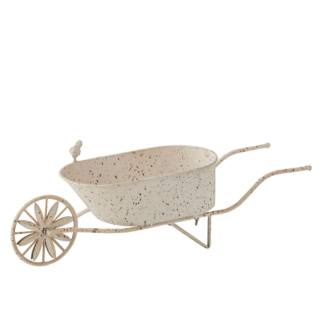 Willow and Silk Riviera Decorative Wheelbarrow 66x19.5x22cm