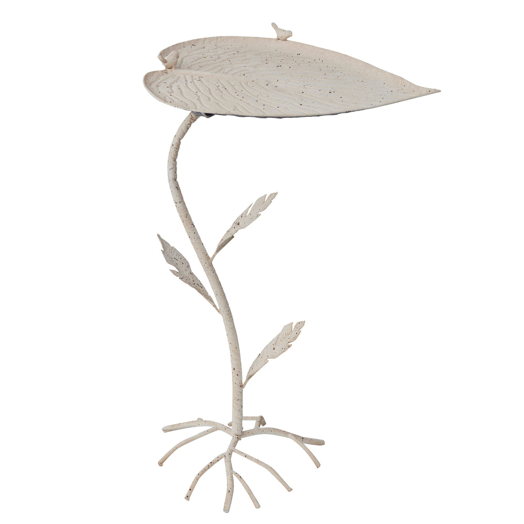 Willow and Silk Riviera Leaf-Shape Birdfeeder w/Roots 54x38x79.5cm
