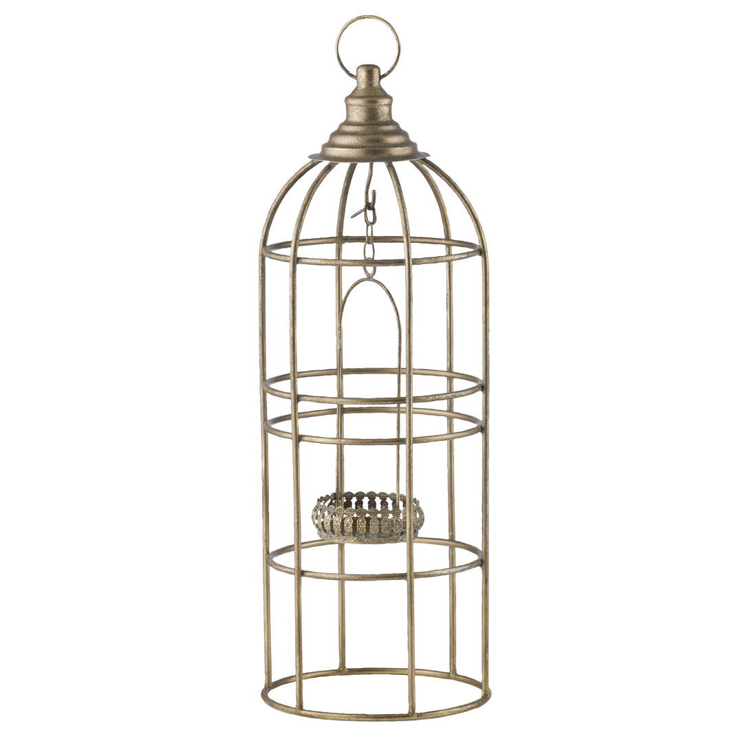 Willow and Silk Feature Hanging/Table-top Lantern 21x21x58.5cm