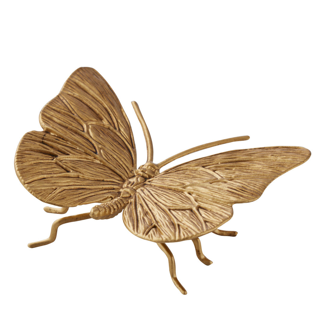 Willow &amp; Silk Butterfly Sculpture Gold 11*8*3.5