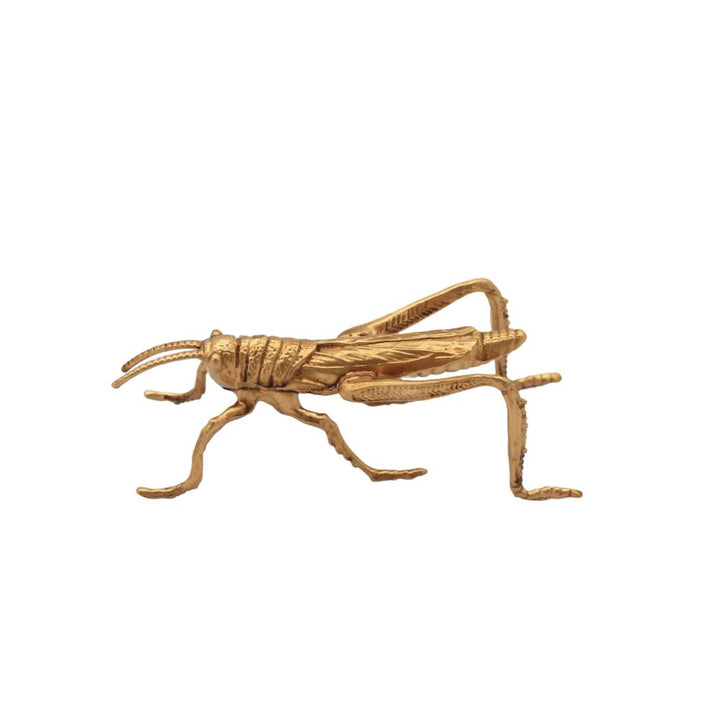 Willow &amp; Silk Grasshopper Sculpture Gold14*5.5*5