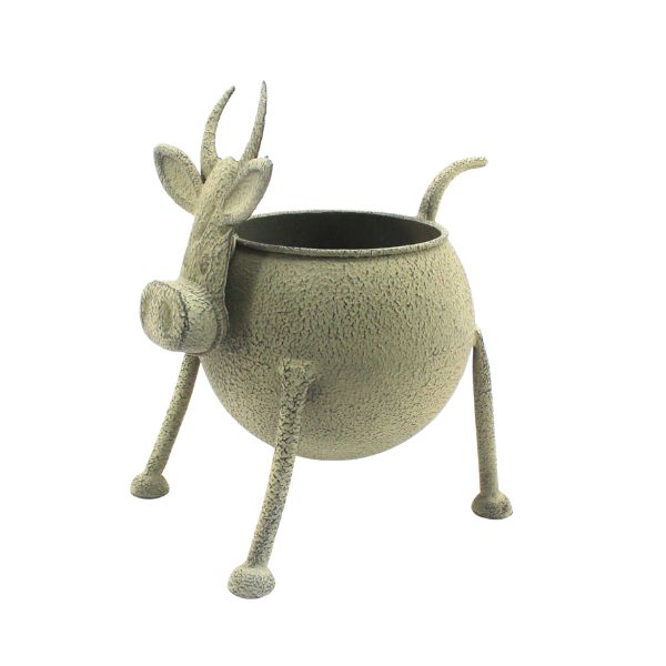 Willow &amp; Silk Metal Cow Planter28*20*31