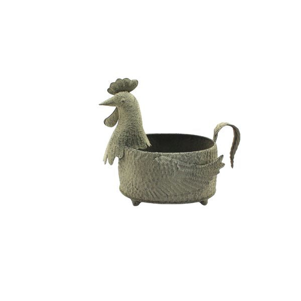 Willow &amp; Silk Metal Chook Planter30.5*17.5*26