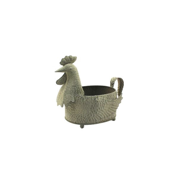 Willow &amp; Silk Metal Chook Planter30.5*17.5*26