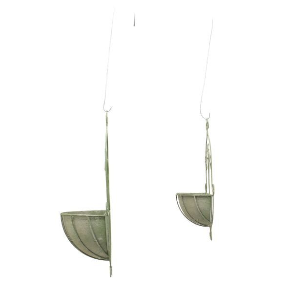 Willow &amp; Silk S/2 Wall Fleur PlantersL0:41*18.5*61.5  S0:31.5*13.5*46.5