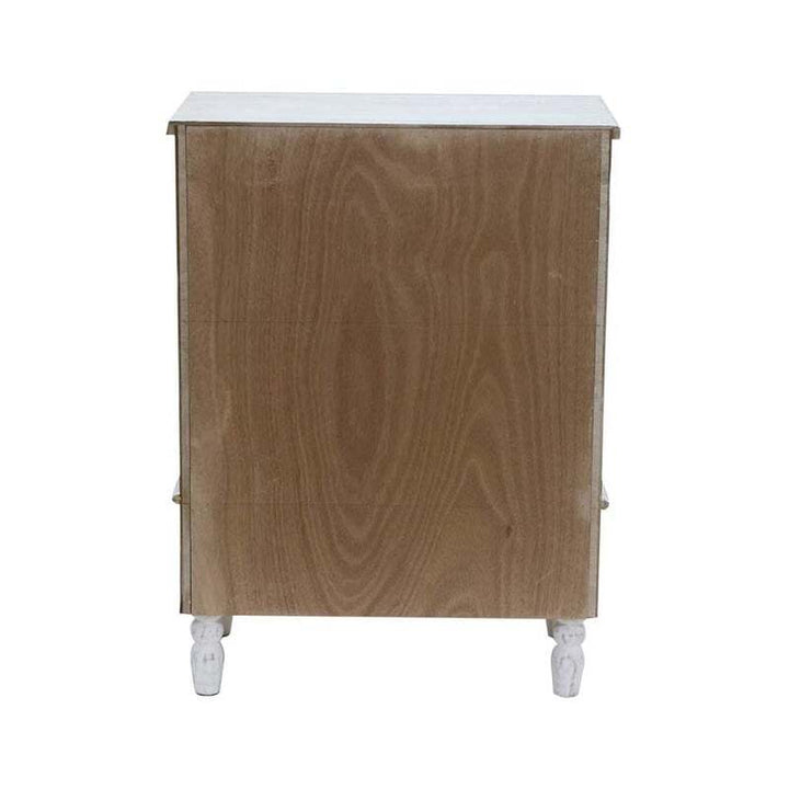 Willow &amp; Silk Wooden 87cm Whitewash 2-Door &amp; 2-Drawer Cabinet/Organiser