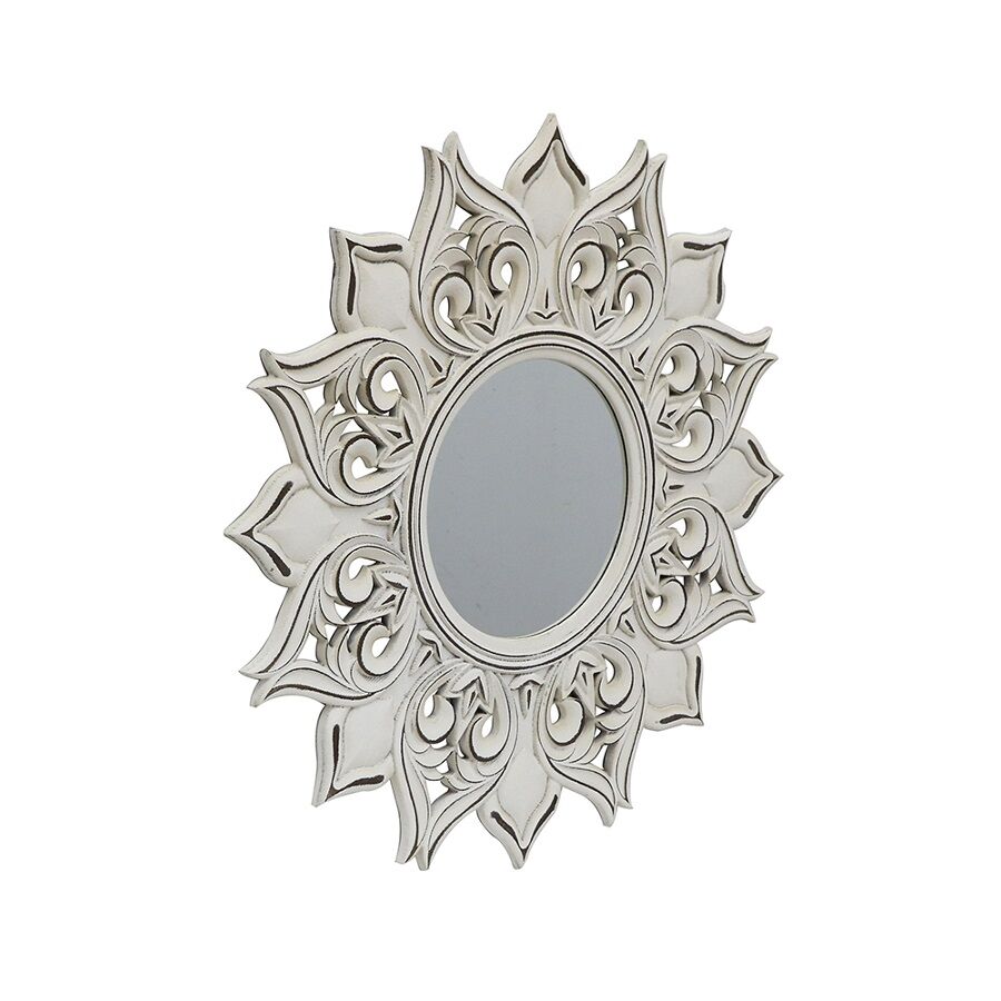 Willow &amp; Silk XL Moulded Fleur Mirror 80x2cm