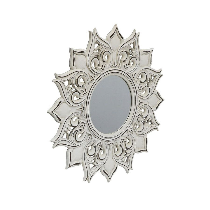 Willow &amp; Silk XL Moulded Fleur Mirror 80x2cm