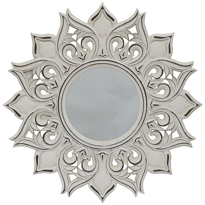 Willow &amp; Silk XL Moulded Fleur Mirror 80x2cm