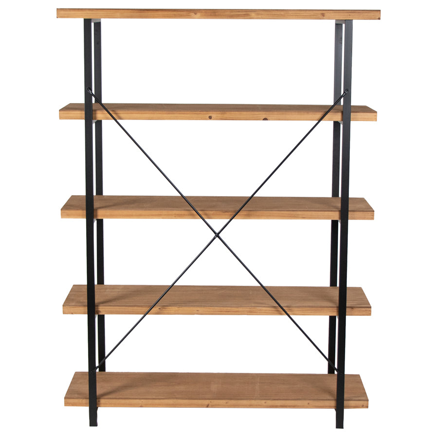 Willow &amp; Silk Metal/Wooden 162cm 5-Tier Shelf/Organiser