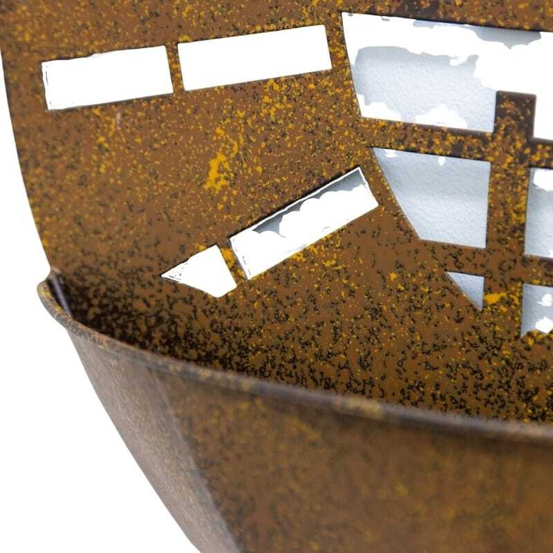 Willow &amp; Silk Metal 39cm Set of 2 Farm Scene Wall Planters