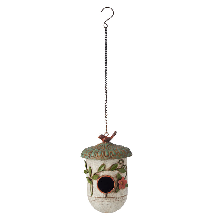 Willow &amp; Silk Perched Paradise Hanging Birdhouse