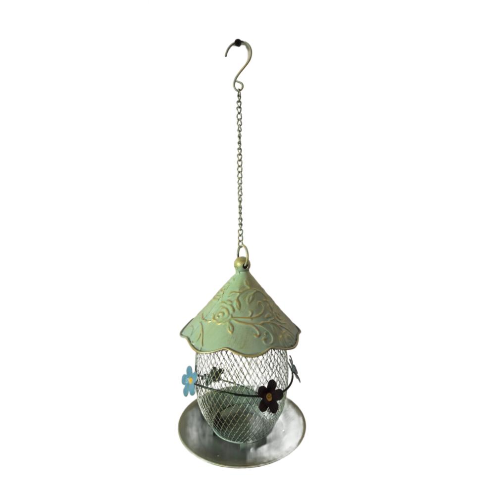 Willow &amp; Silk Bird House Hanging 15x14x42.5
