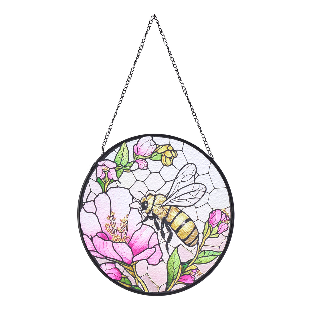 Willow &amp; Silk Sun Catcher Blue + Hydrangeas