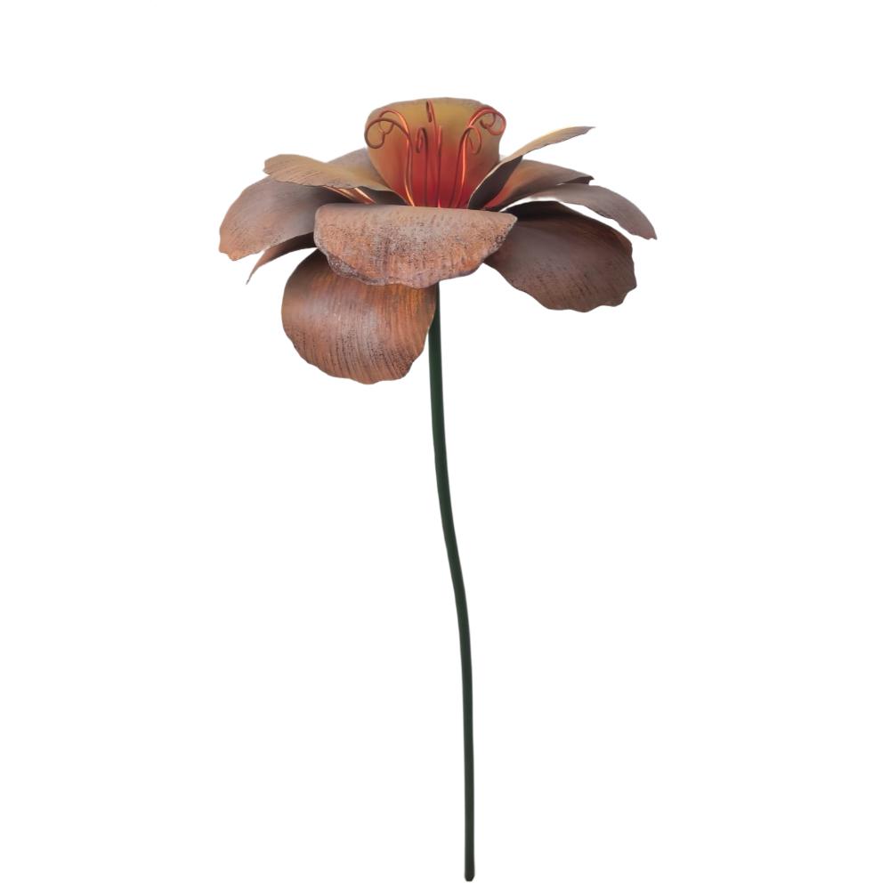 Willow &amp; Silk Colourful Water Lilly On Stake 20x20x56cm