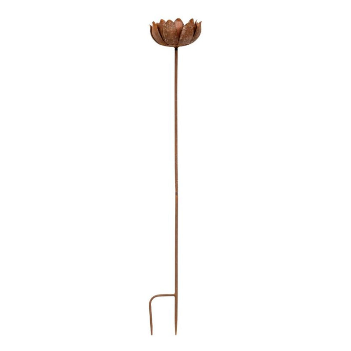 Willow &amp; Silk Floral Glow Garden Stake Lumina Bloom Candleholder 85 cm