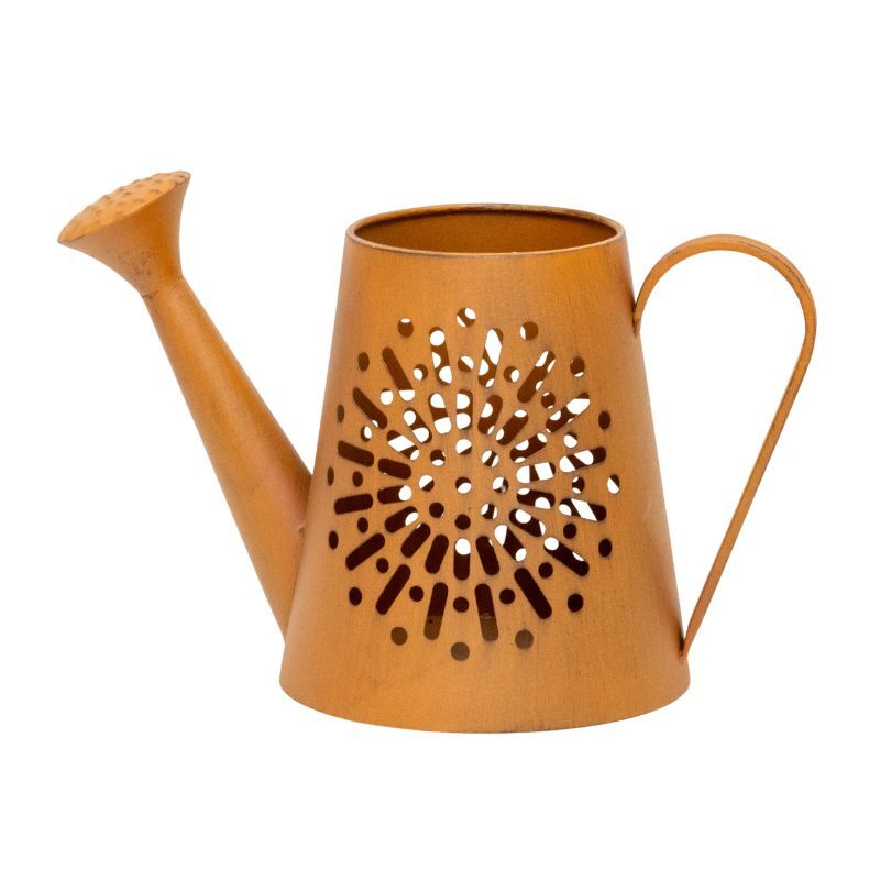 Willow &amp; Silk Radiant Bloom Watering Can &amp; Candle Holder: The Decorative Duo