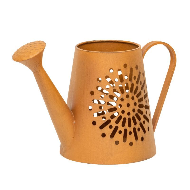 Willow &amp; Silk Radiant Bloom Watering Can &amp; Candle Holder: The Decorative Duo
