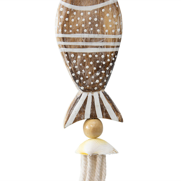 Willow &amp; Silk Hanging 50cm Wooden &