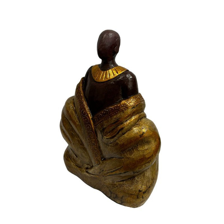 Willow &amp; Silk Tribal Lady w/Necklace Ornament