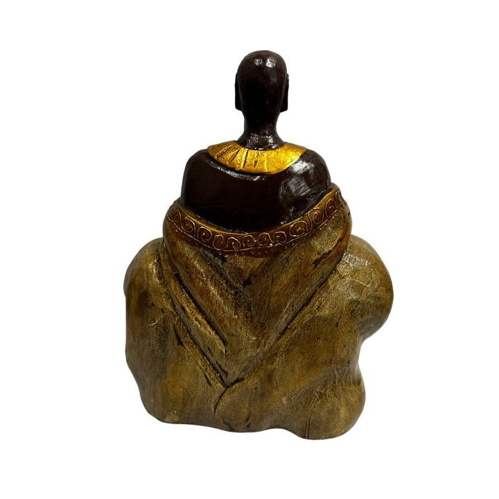 Willow &amp; Silk Tribal Lady w/Necklace Ornament
