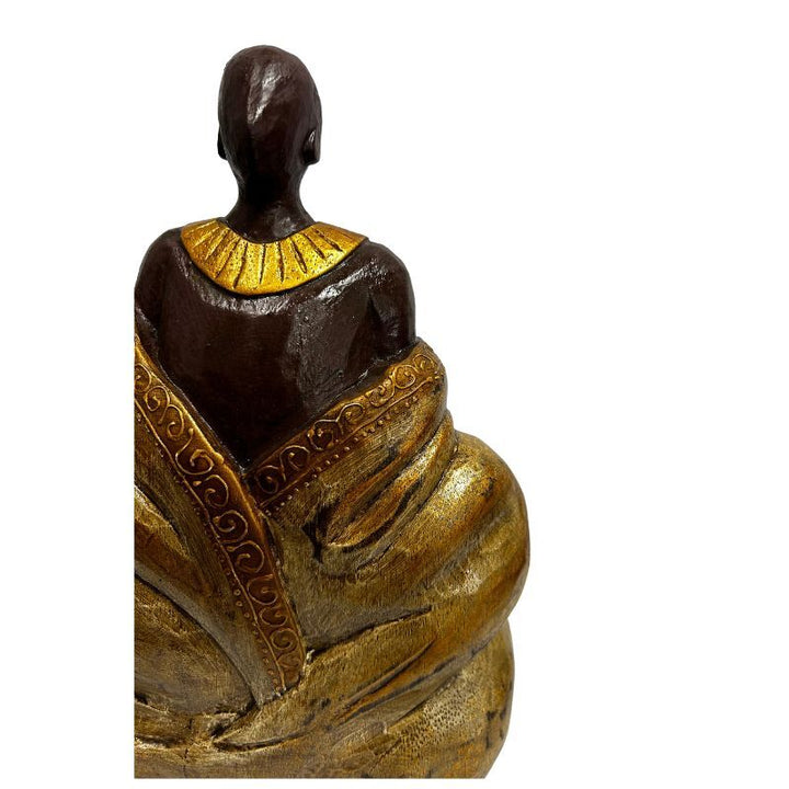Willow &amp; Silk Tribal Lady w/Necklace Ornament